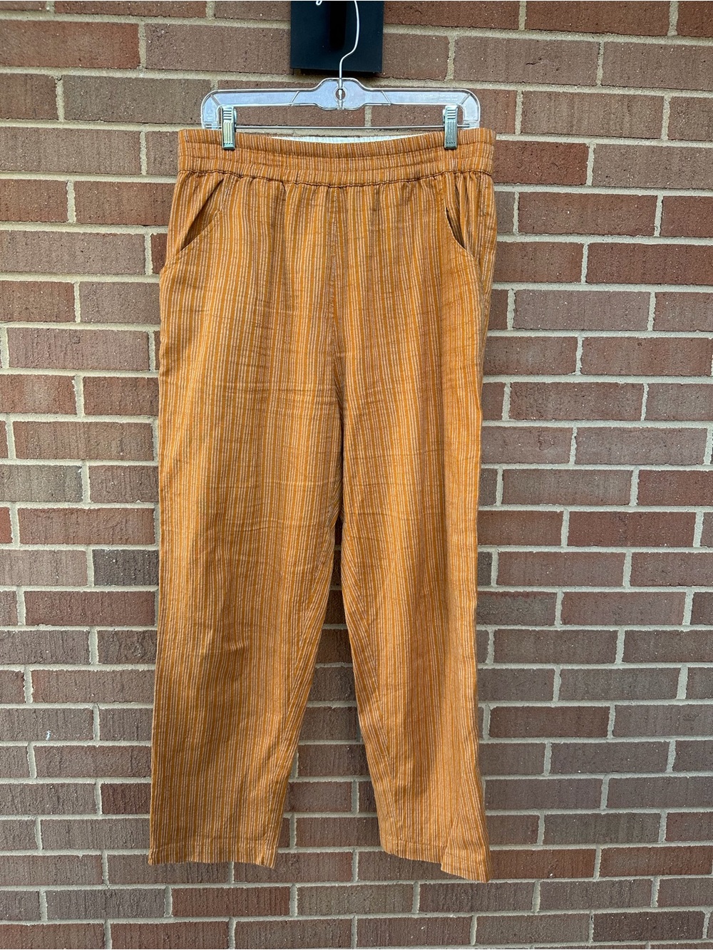 Ace & Jig Gatsby Pants Stripe Umber Size Large
